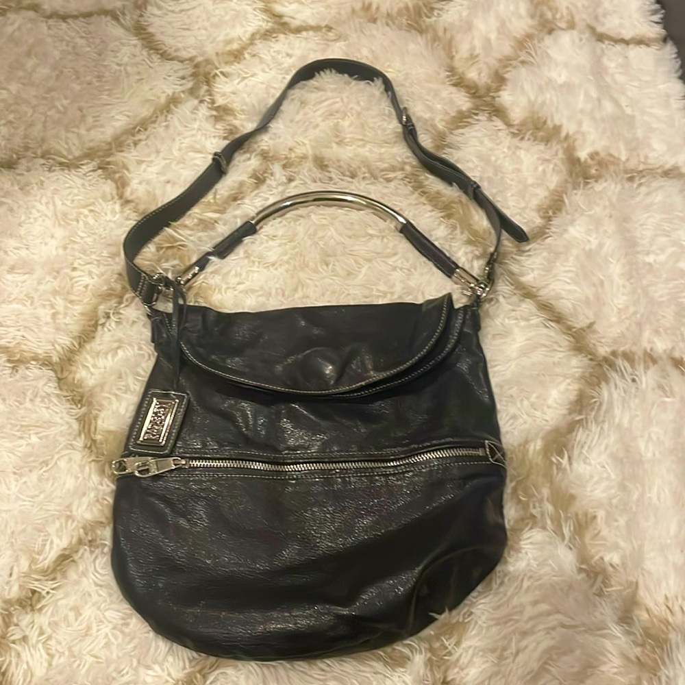 Badgley Mischka Black Bag - Picture 2 of 11